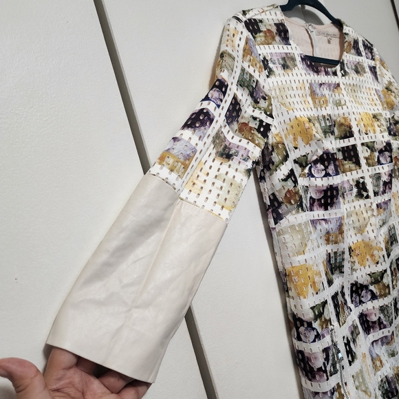 Beautiful Multicolor Midi Fall Dress - Picture 3 of 5